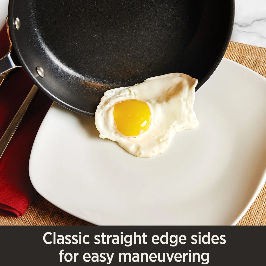 Hard Anodized Nonstick Saute Pan, 4-Quart, Dishwasher Safe J765878
