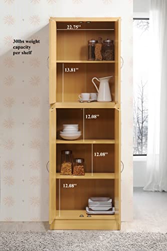 4 Door Kitchen Pantry with Four Shelves E56107