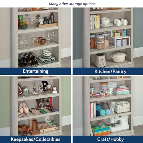 5 Tier Book Shelf Wooden Bookcase for Home Office Living Room C105