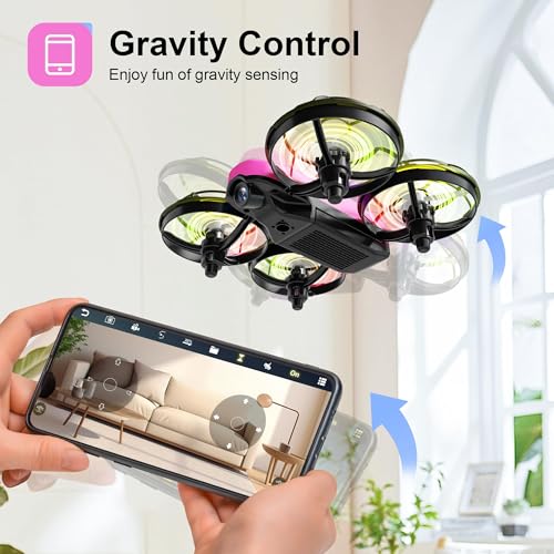 Mini Drone for Kids with Camera, Indoor RC Quadcopter Toy I98021