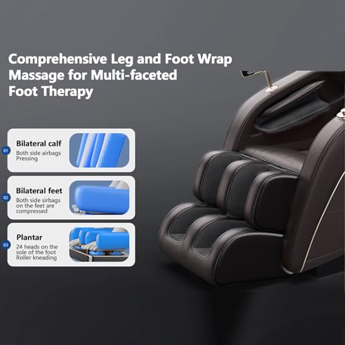 Massage Chair Full Body, Zero Gravity Recliner with Heat and Air Massage C752