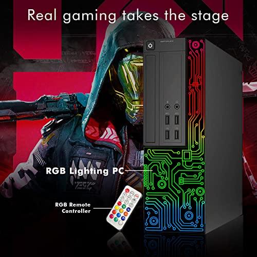 Gaming Desktop PC with Intel Core i7, 16GB RAM, 512GB SSD, 24 Inch Monitor, Keyboard Mouse and Headset T887577