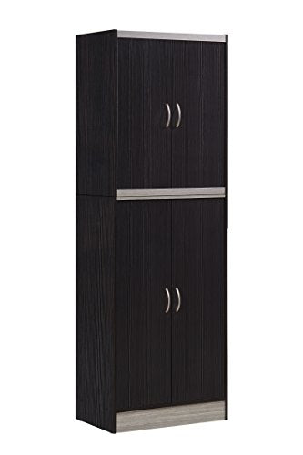 4 Door Kitchen Pantry with Four Shelves E56107
