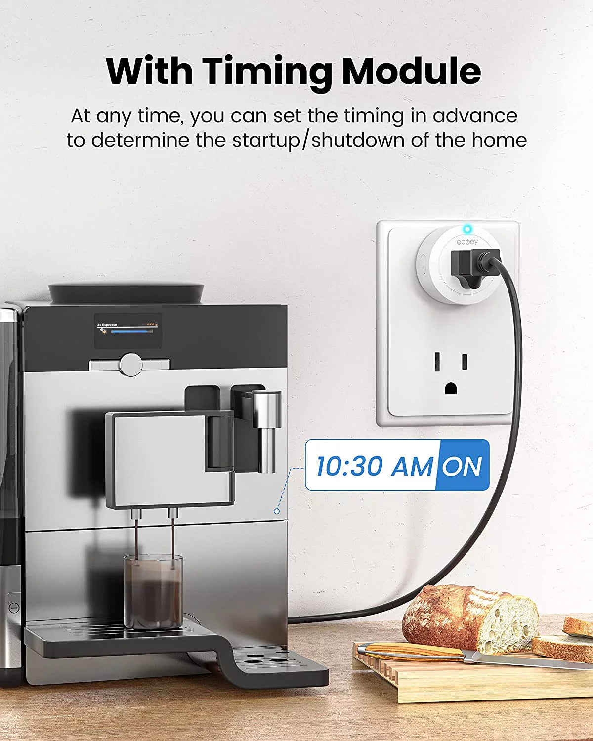 Smart Plug Wi-Fi Outlet with Timing and Voice Control, 6 Pack P41304