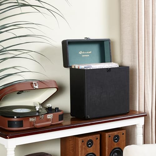 Vinyl Record Storage and Carrying Case, Holds 30 Albums H2930