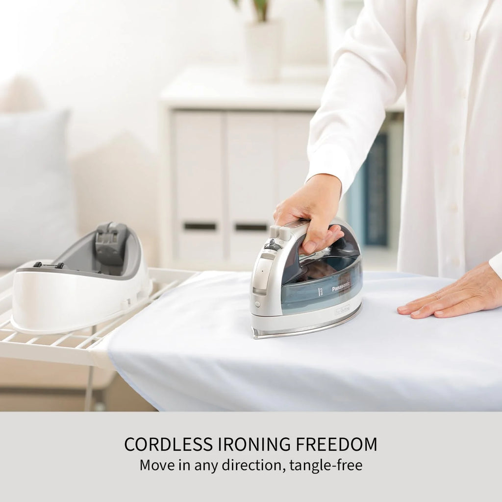Cordless Iron, Portable 360-Degree Dry and Steam Iron with Stainless Steel Soleplate N568685