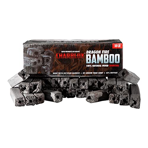 10LB Natural Grilling Charcoal Logs for BBQ and Smoker V557
