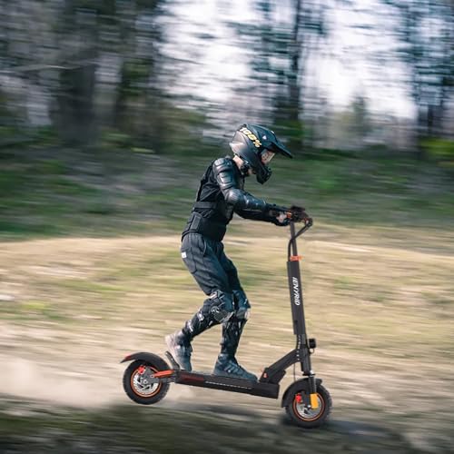Electric Scooter for Adults with Seat, 10" Off Road Tires, 28-35MPH, Foldable S598796