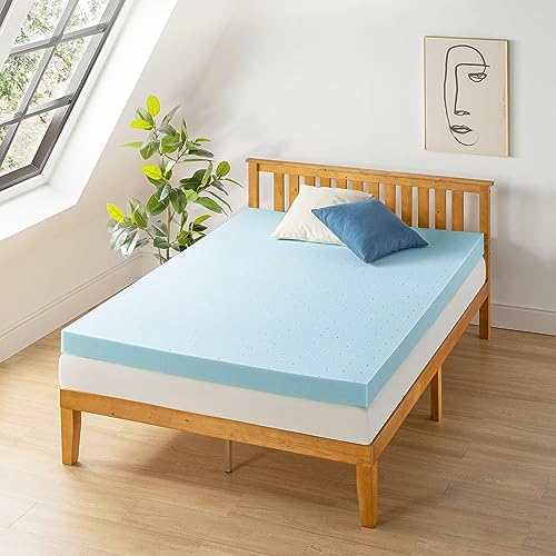Queen Size 3 Inch Ventilated Memory Foam Mattress Topper V52104