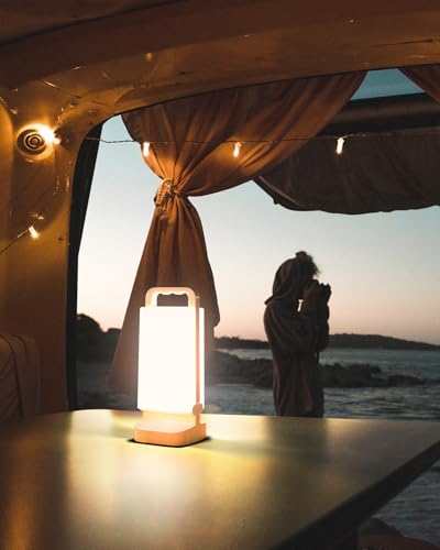 Solar Camping Lantern 6000mAh Rechargeable Dimmable Waterproof with USB Charging U64957