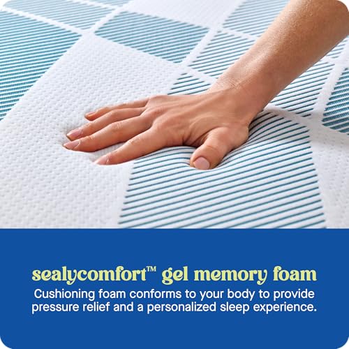 Hybrid Mattress-in-a-Box, Queen, Gel Memory Foam E336522