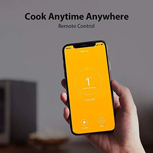 Smart Countertop Microwave Oven with Humidity Sensor, 1100W, 1.3 Cu.ft, Stainless Steel Q456