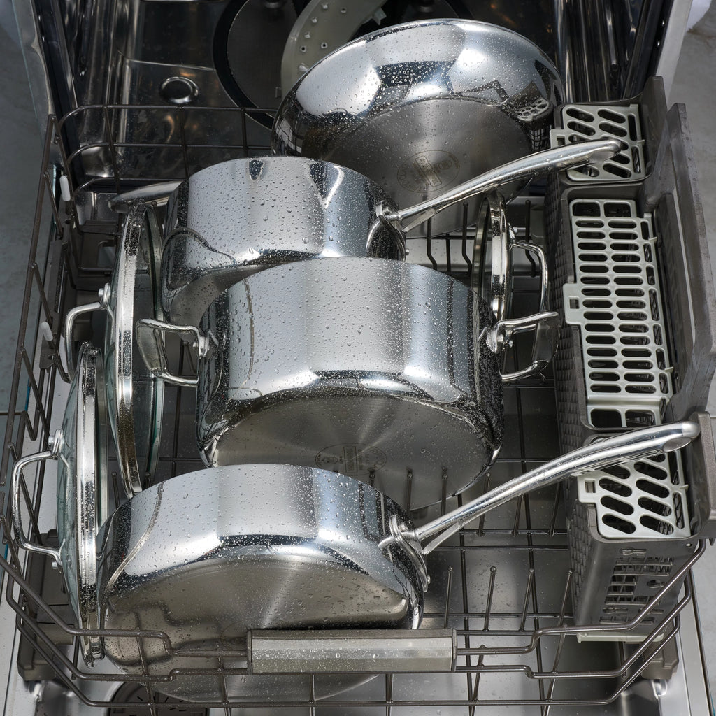 6 Qt Covered Stainless Steel Braiser Pan T1812