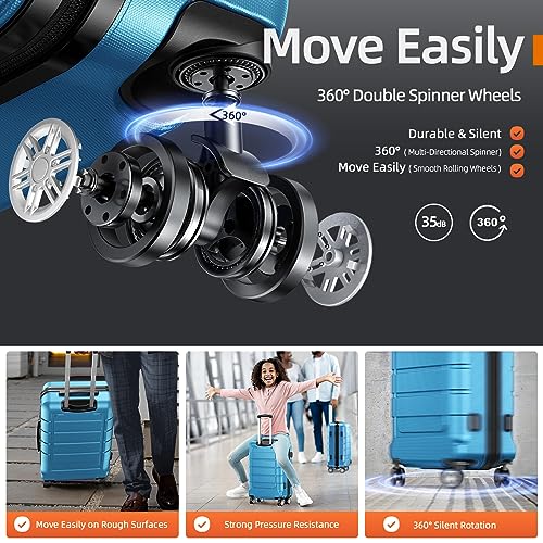 Expandable Luggage Set with TSA Lock A418040