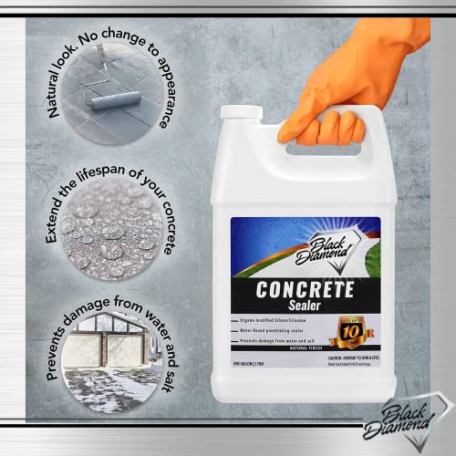 Concrete Sealer Clear Penetrating Waterproofing Spray for Driveways, Patios, Brick, Stone T80034