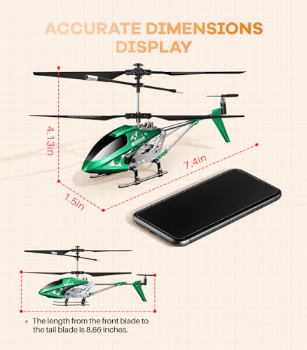 RC Helicopter with Altitude Hold, 3.5 Channel for Kids L2362