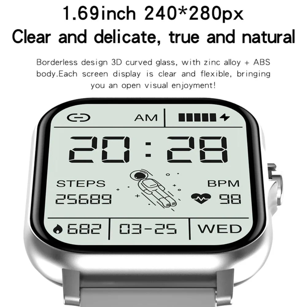 Smart Watch with Full Touch Screen, Heart Rate Fitness Tracker and BT Call G289841