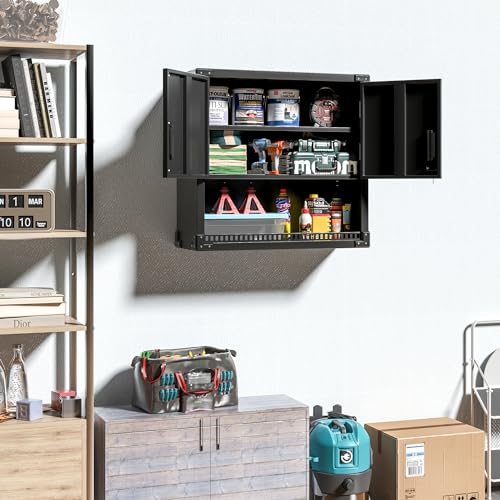 Rolling Tool Storage Cabinet with 4 Drawer and Locking Door U282375
