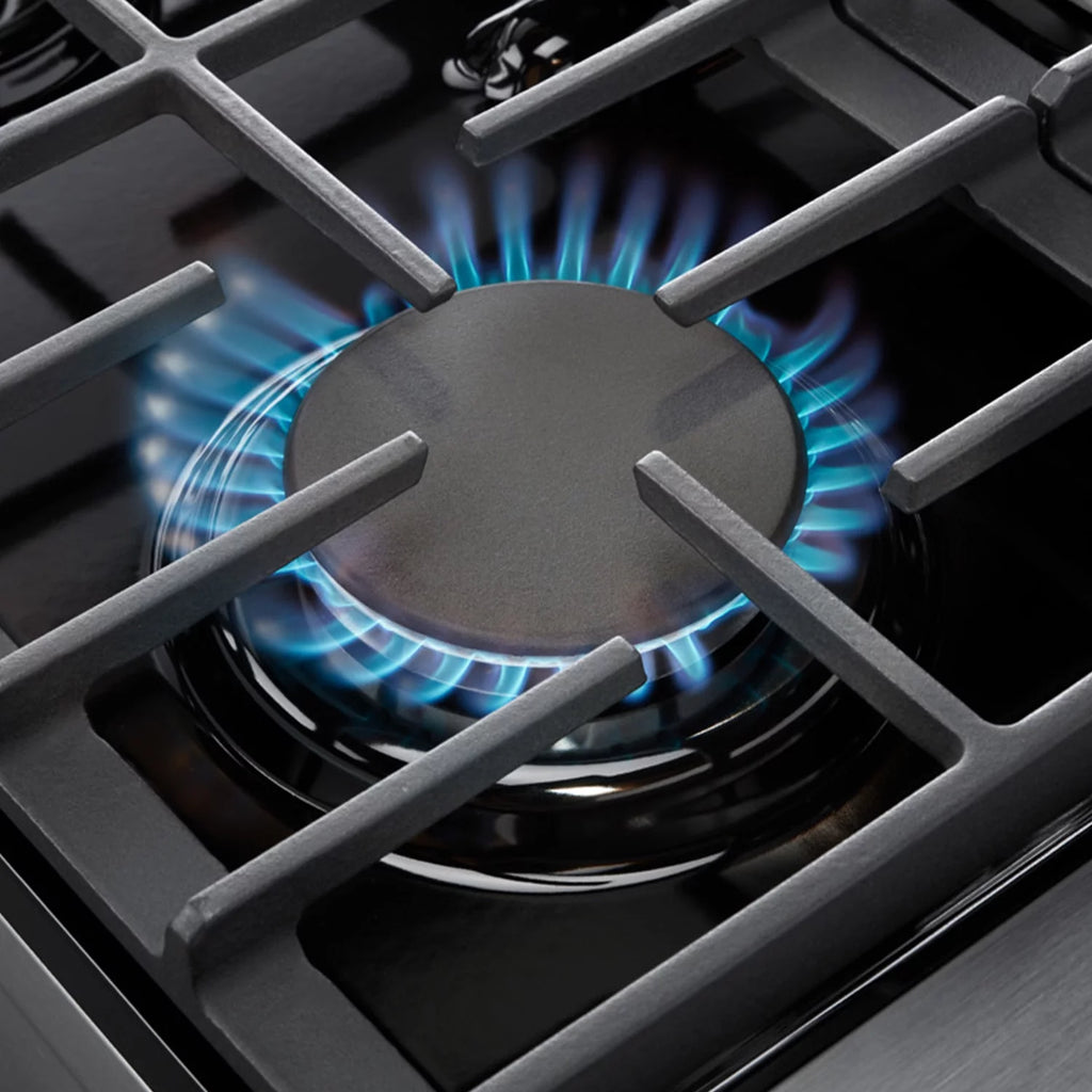 36-Inch Gas Range, 6 Burners, Stainless Steel A6518