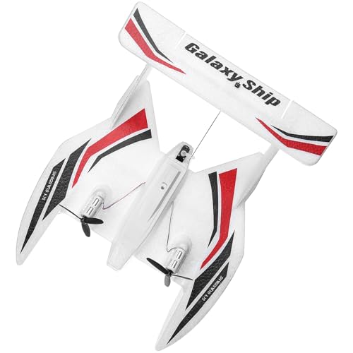 RC Airplane, 2.4GHz 2 Channel Remote Control Aircraft with 6-Axis Gyro, Red J366