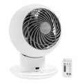 Woozoo SC15T Remote Controlled Compact Globe Oscillating Circulating Fan, White