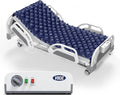 Alternating Air Pressure Mattress Pad, Bed Mattress Topper with Micro Air Holes & Sleep Mode, Waterproof Pressure Relief Ulcer Cushion Pad for Hospital Beds and Home Use