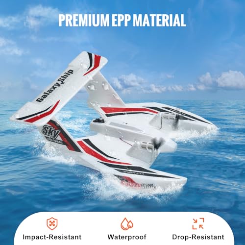 RC Airplane, 2.4GHz 2 Channel Remote Control Aircraft with 6-Axis Gyro, Red J366