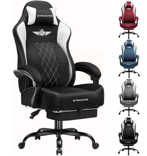 Big and Tall Gaming Chair with Breathable Fabric and Lumbar Support U62154