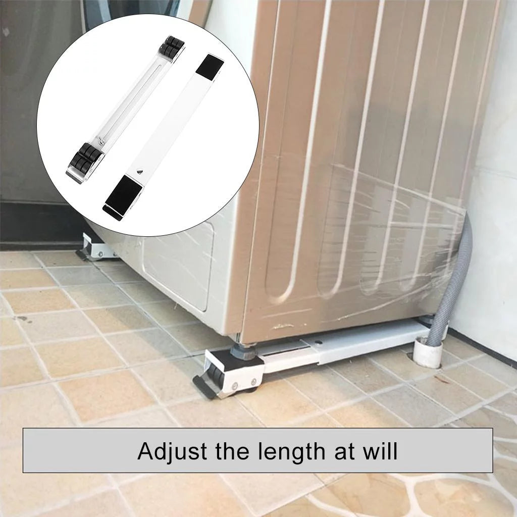 Washing Machine Stand Multi-functional Base Holder White Q351598