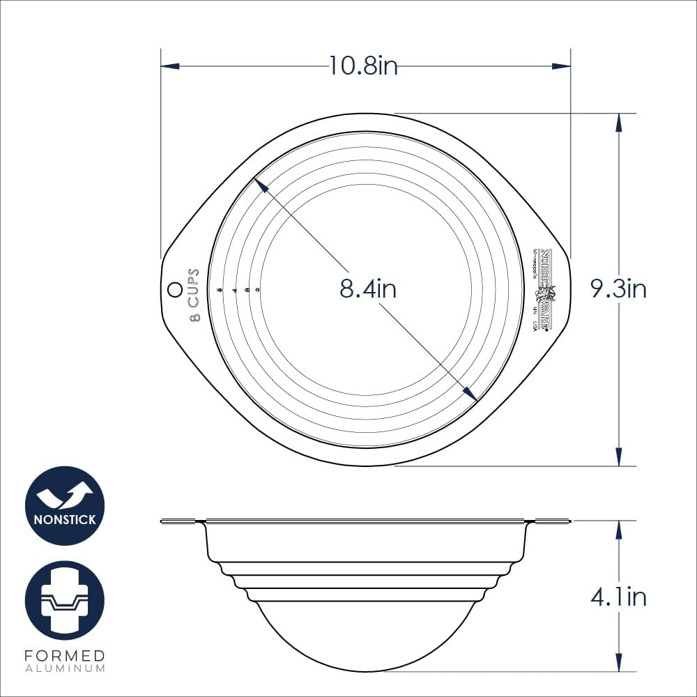 Nonstick Double Boiler, 8 Cup B54707