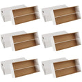 Trading Card Storage Box, 1600 Count Card Storage Boxes, Bulk Cards Storage Box Sports Cards Cases Graded Cardboard Boxes for Basketball Sports Collector (6 Set)
