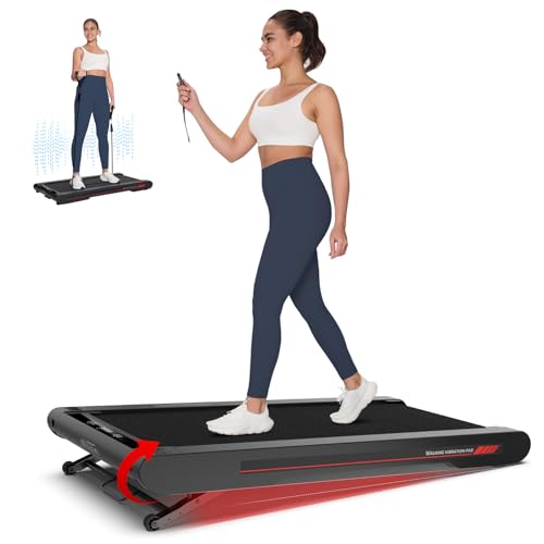 Walking Vibration Pad with APP, 3 in 1 Under Desk Treadmill, Low Noise with Remote Control V76557