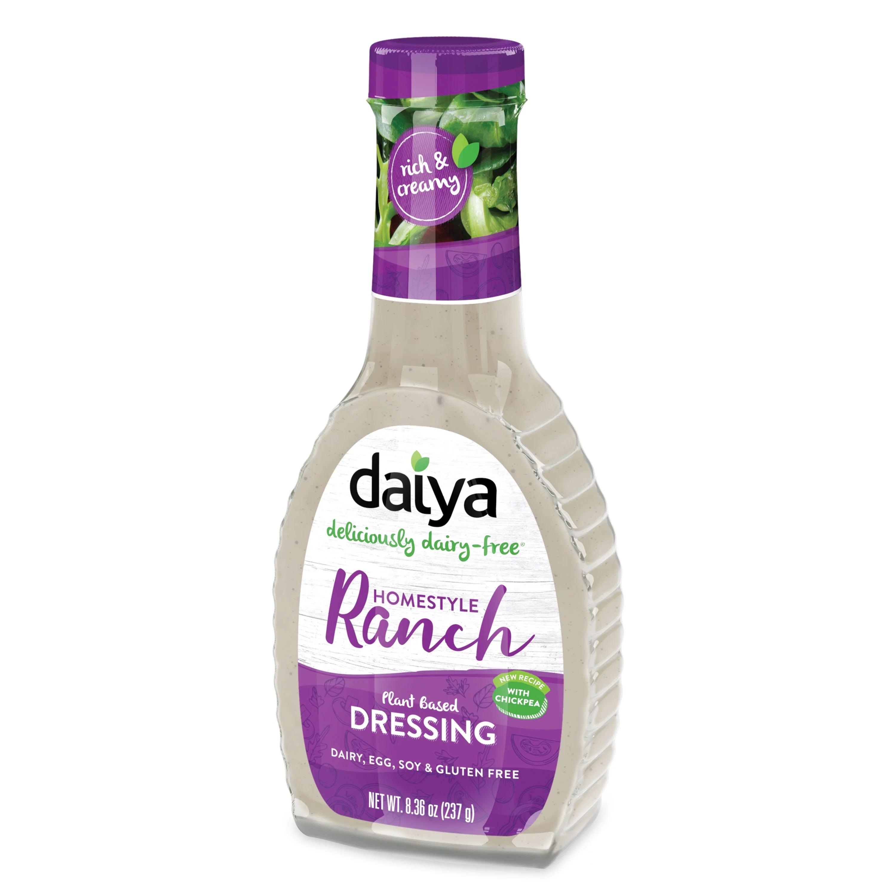 Dairy Free Homestyle Ranch Vegan Salad Dressing, 8.36 oz, 6 Pack M6060