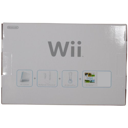 Wii Console with Wii Sports Game - White W97517