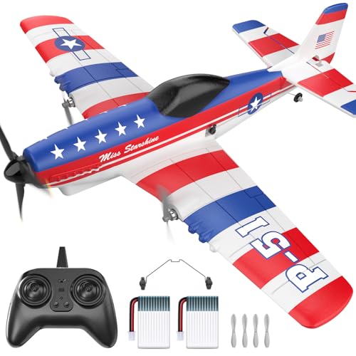 RC Plane 3 Channel Remote Control Airplane Fighter Toy with 2 Batteries Y20067