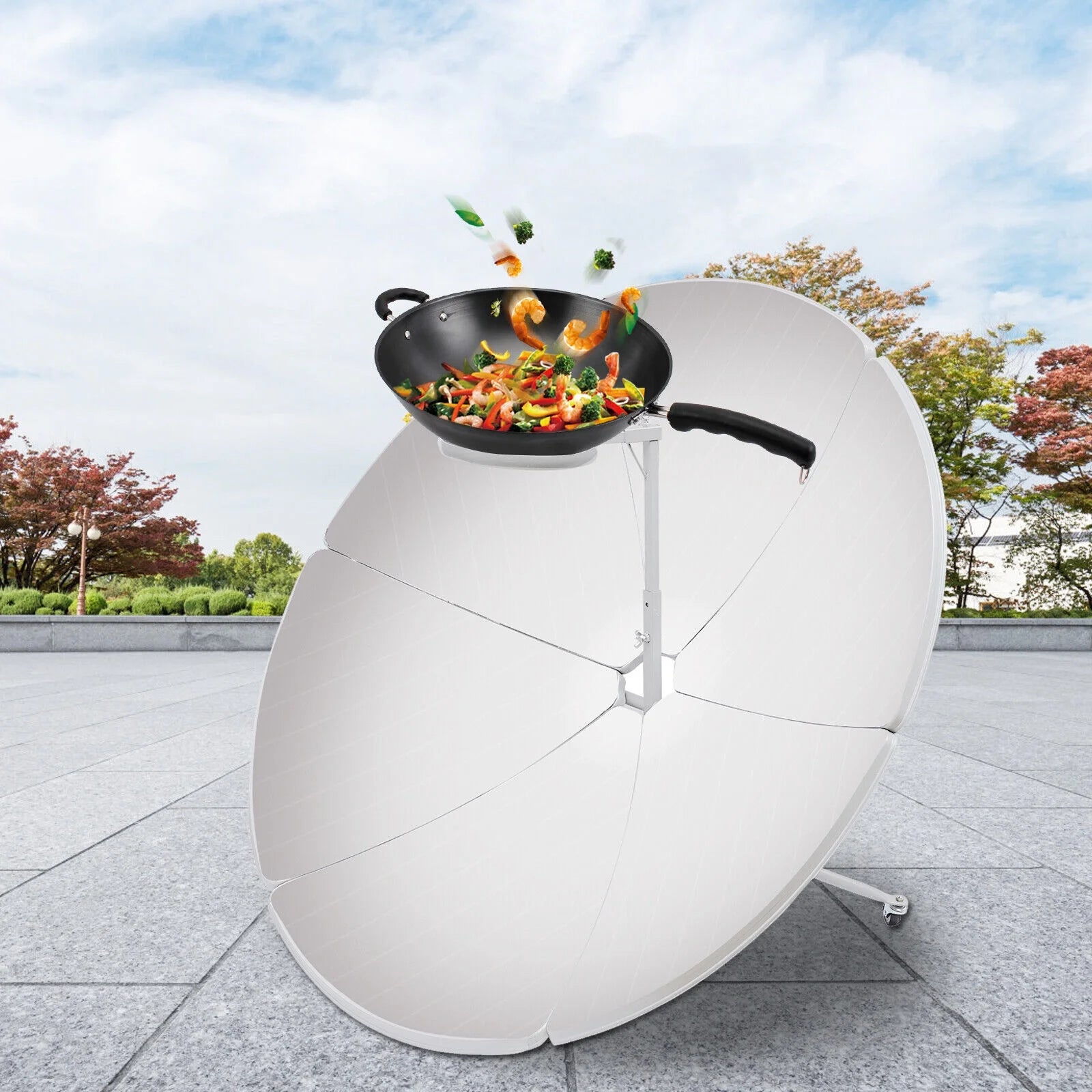 Parabolic Solar Cooker for Outdoor Camping W663250