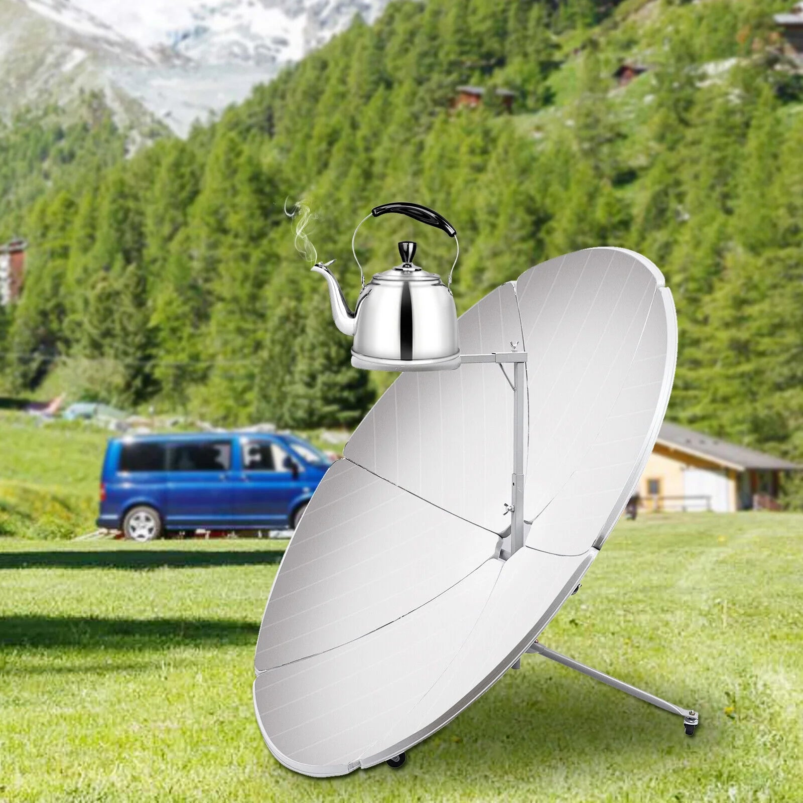 Parabolic Solar Cooker for Outdoor Camping W663250