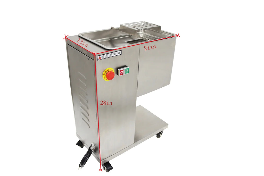Commercial Meat Slicer Stainless Steel with 3mm Blade Y7696