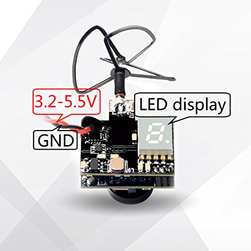 Micro FPV AIO Camera 5.8G Transmitter with Cloverleaf Antenna T794025