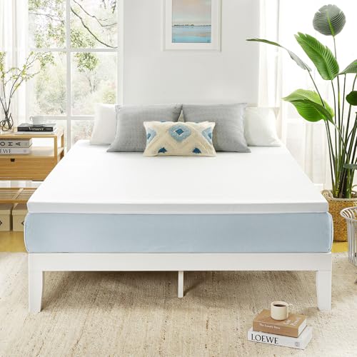 Queen Size 3 Inch Ventilated Memory Foam Mattress Topper V52104