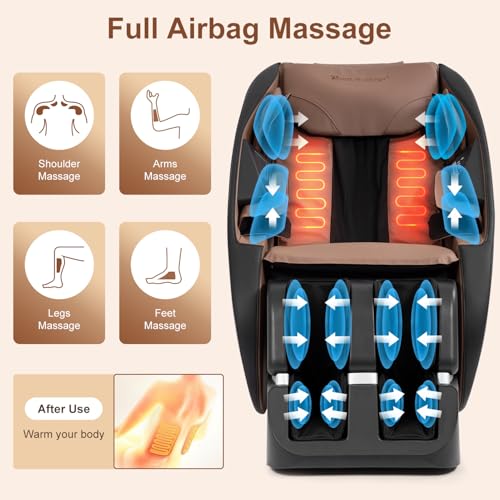 Shiatsu Full Body Massage Chair with Zero Gravity Recliner and Air Massage R9909