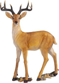 Design Toscano LY88195 Woodland Buck Deer Indoor/Outdoor Garden Statue Decoy, 23 Inches Wide, 13 Inches Deep, 37 Inches High, Full Color Finish