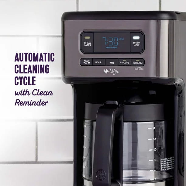 Programmable Coffee Maker, 14-Cup, Stainless Steel Y642403
