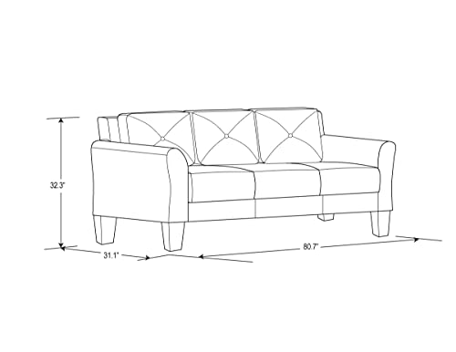 Harrington Loveseat, Black Z341092