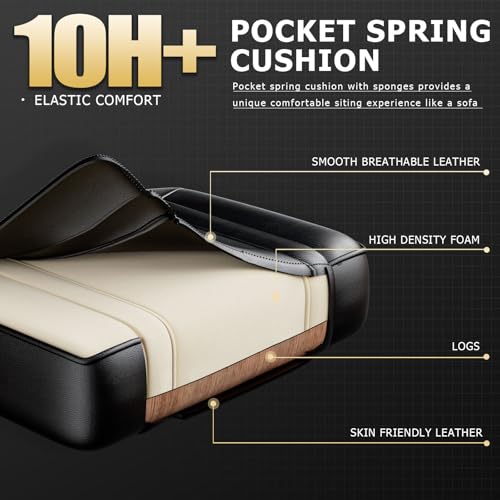 Ergonomic Gaming Chair with Footrest, Reclining, Lumbar Support I1131
