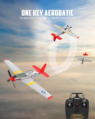 RC Plane 4 Channel Remote Control Fighter Airplane with 6-Axis Gyro, Easy to Fly for Beginners L2816
