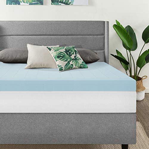 Queen Size 3 Inch Ventilated Memory Foam Mattress Topper V52104