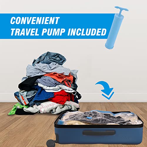 Vacuum Storage Bags with Hand Pump for Clothes and Blankets D773