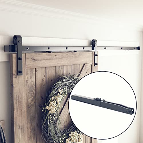 Sliding Barn Door Soft Close Hardware Kit for 36-40 Inch Door Panel Q939896