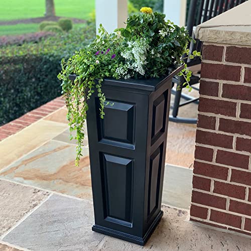 Nantucket Planter, 16x16, Black A8431